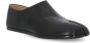 Maison Margiela Zwarte Tabi Teen Leren Lage Schoenen Black Dames - Thumbnail 3