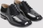 Maison Margiela Gepolijst leren Tabi veterschoenen Black Heren - Thumbnail 3