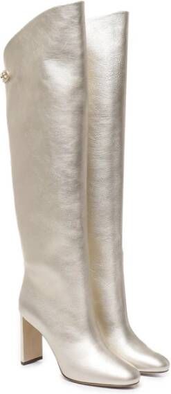 Maison Skorpios High Boots Beige Dames