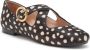 Maliparmi Ballerina's met Bont en Pois Leer Black Dames - Thumbnail 2