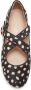 Maliparmi Ballerina's met Bont en Pois Leer Black Dames - Thumbnail 3