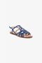 Maliparmi Flat Sandals Blauw Dames - Thumbnail 2