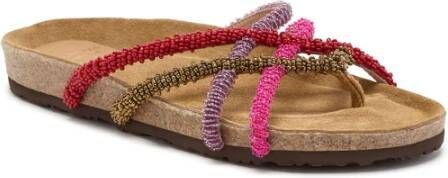 Maliparmi Flat Sandals Multicolor Dames
