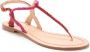 Maliparmi Gekleurde Kralen Slippers Multicolor Dames - Thumbnail 2