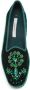Maliparmi Velvet Ballerina Schoenen Green Dames - Thumbnail 3