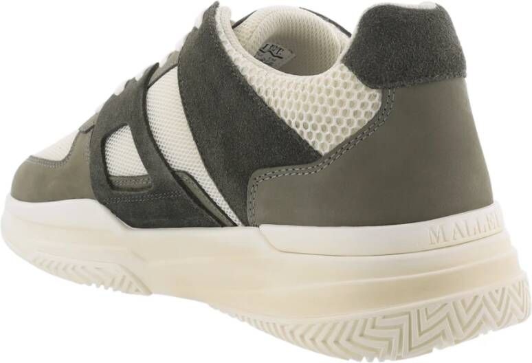 Mallet Footwear Groen Wit Marquess Sneaker Multicolor Heren