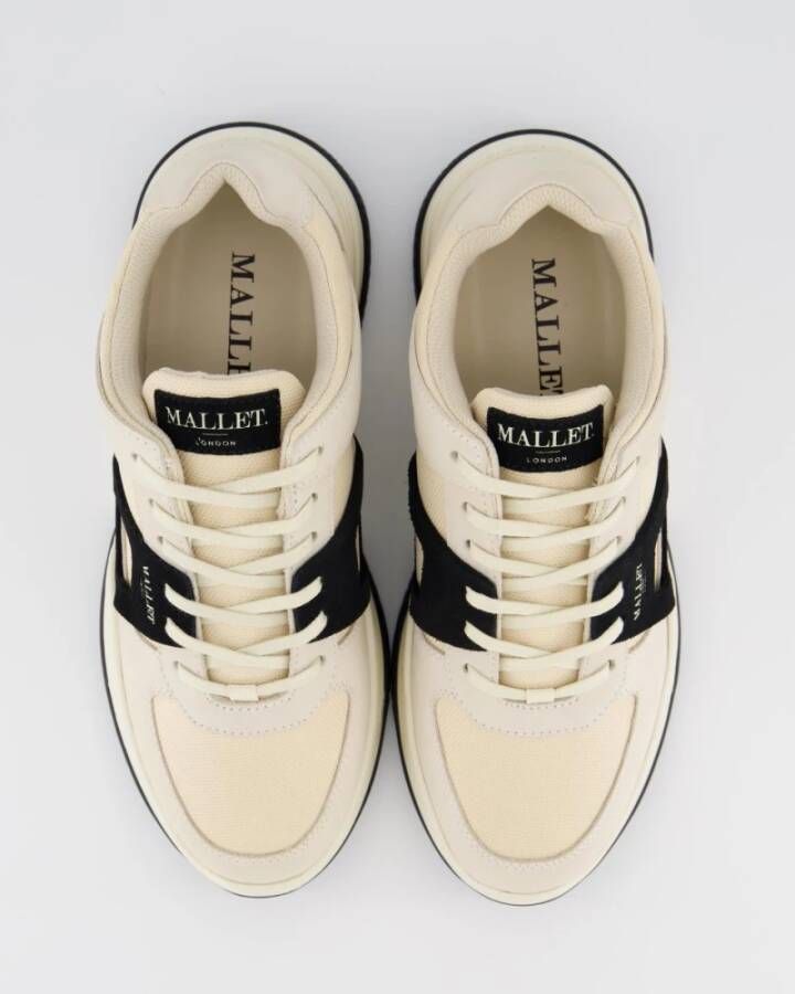 Mallet London Beige Dust Sneaker Marquess Stijl Beige Heren
