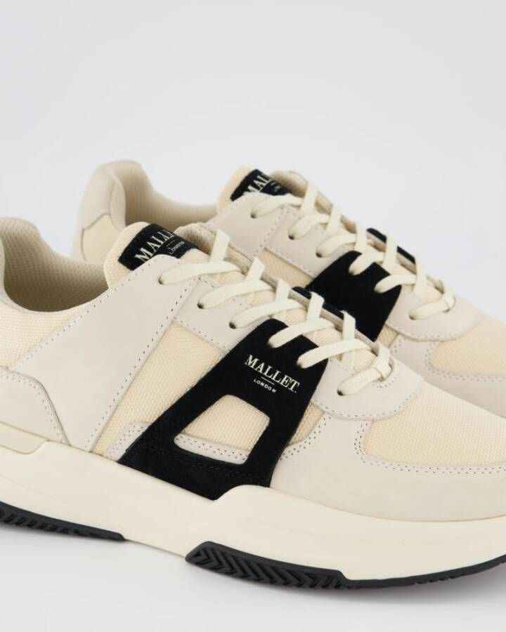 Mallet London Beige Dust Sneaker Marquess Stijl Beige Heren