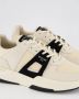 Mallet Footwear Blauw Stof Synthetisch Marquess Beige Heren - Thumbnail 6