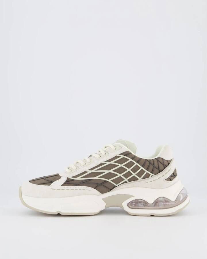 Mallet Footwear Heren Neptun Dip Sneaker Wit Beige White Heren