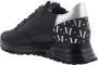 Mallet Footwear Heren Popham Sneaker Zwart Zilver Black Heren - Thumbnail 2