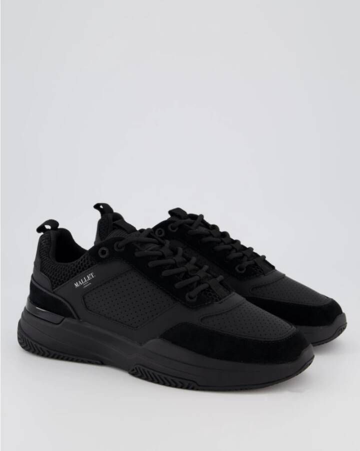 Mallet London Radnor Triple Zwarte Sneaker Black Heren