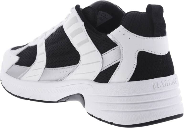 Mallet London Holloway Sneaker Wit Zwart White Heren