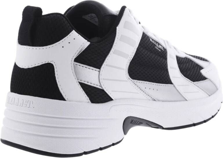 Mallet Footwear Holloway Sneaker Zwart Wit White Heren
