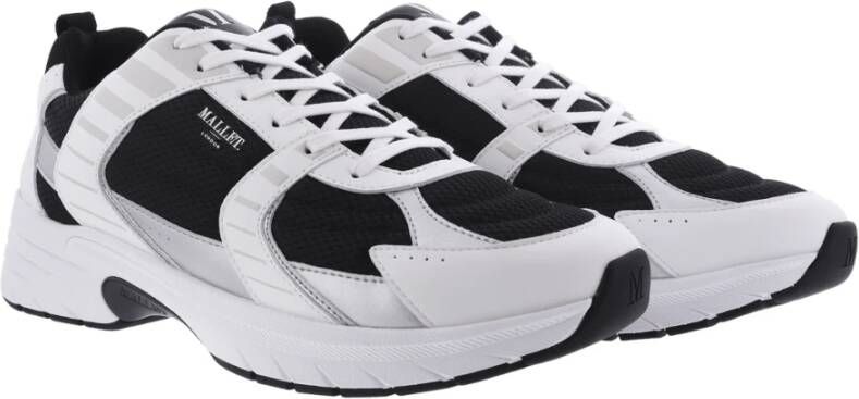 Mallet London Holloway Sneaker Wit Zwart White Heren