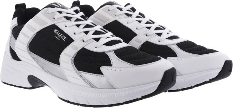 Mallet Footwear Holloway Sneaker Zwart Wit White Heren