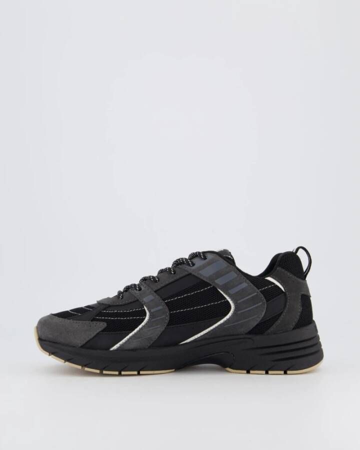 Mallet Footwear Holloway Zwarte Sneaker Black Heren