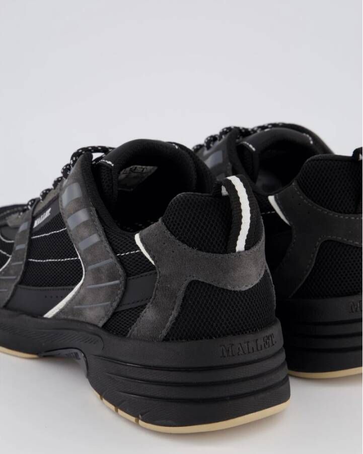 Mallet Footwear Holloway Zwarte Sneaker Black Heren