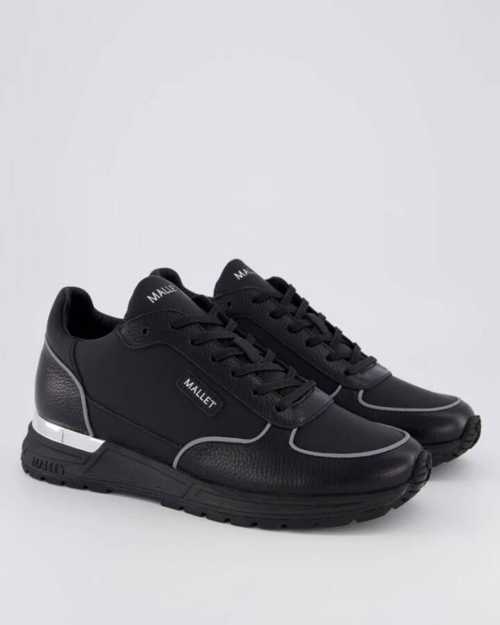 Mallet London Lite Triple Black Stijlvolle Sneakers Black Heren