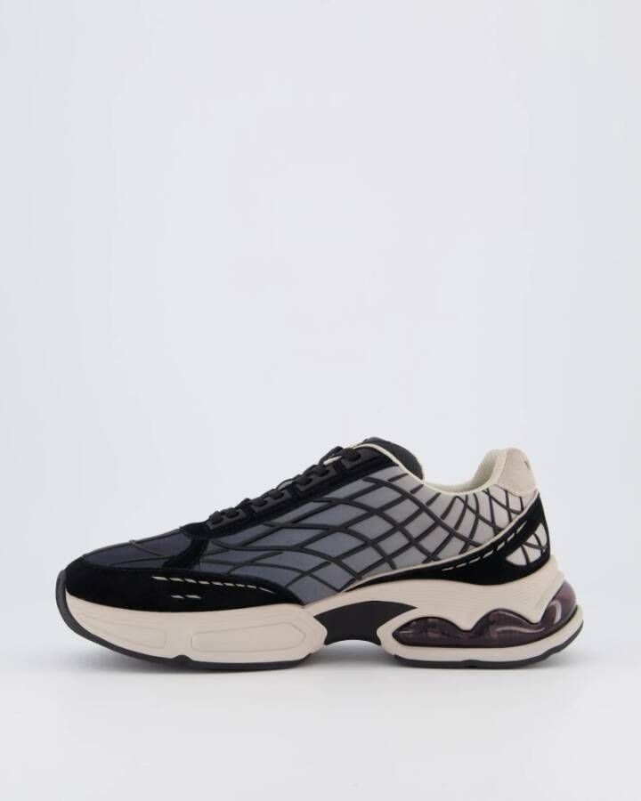 Mallet London Neptun Dip Sneaker Zwart Beige Black Heren