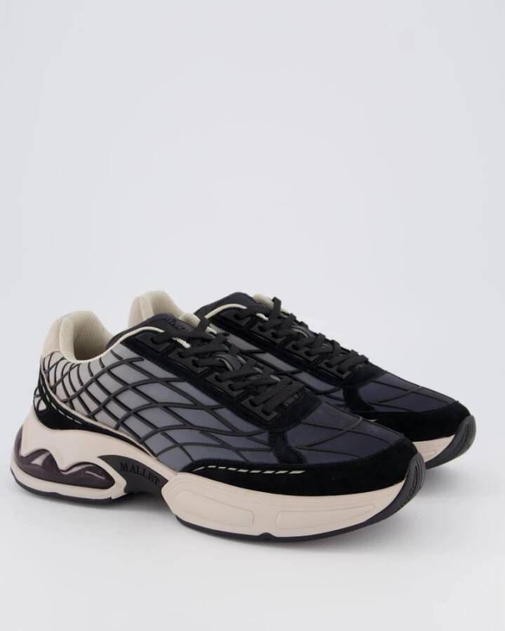 Mallet Footwear Neptun Dip Sneaker Zwart Beige Multicolor Heren
