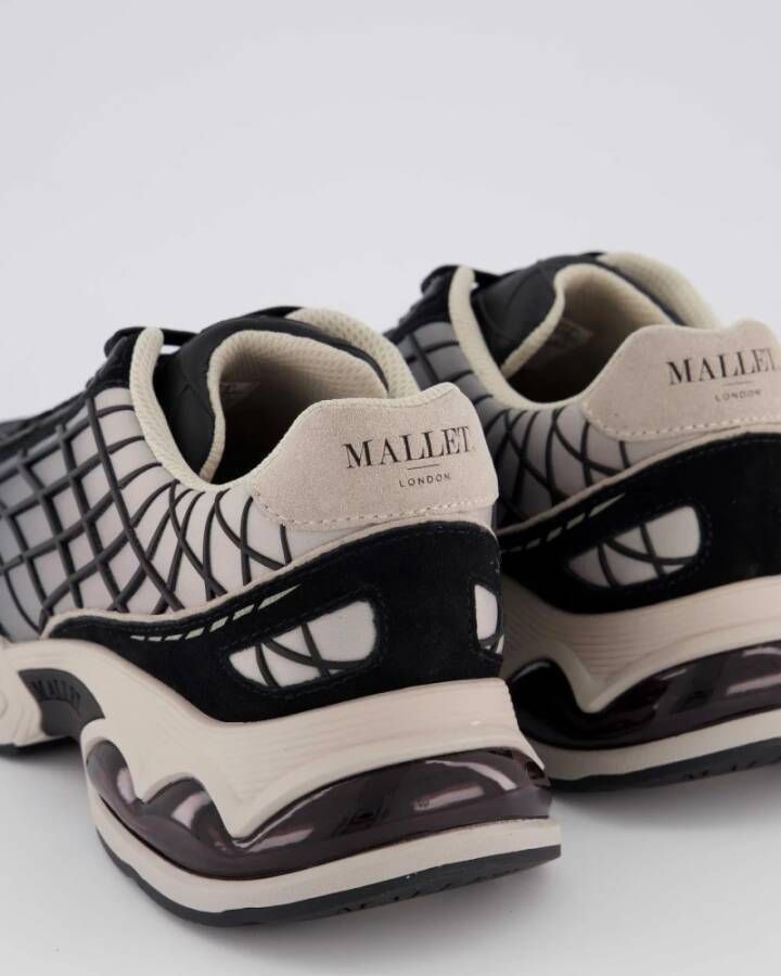 Mallet London Neptun Dip Sneaker Zwart Beige Black Heren