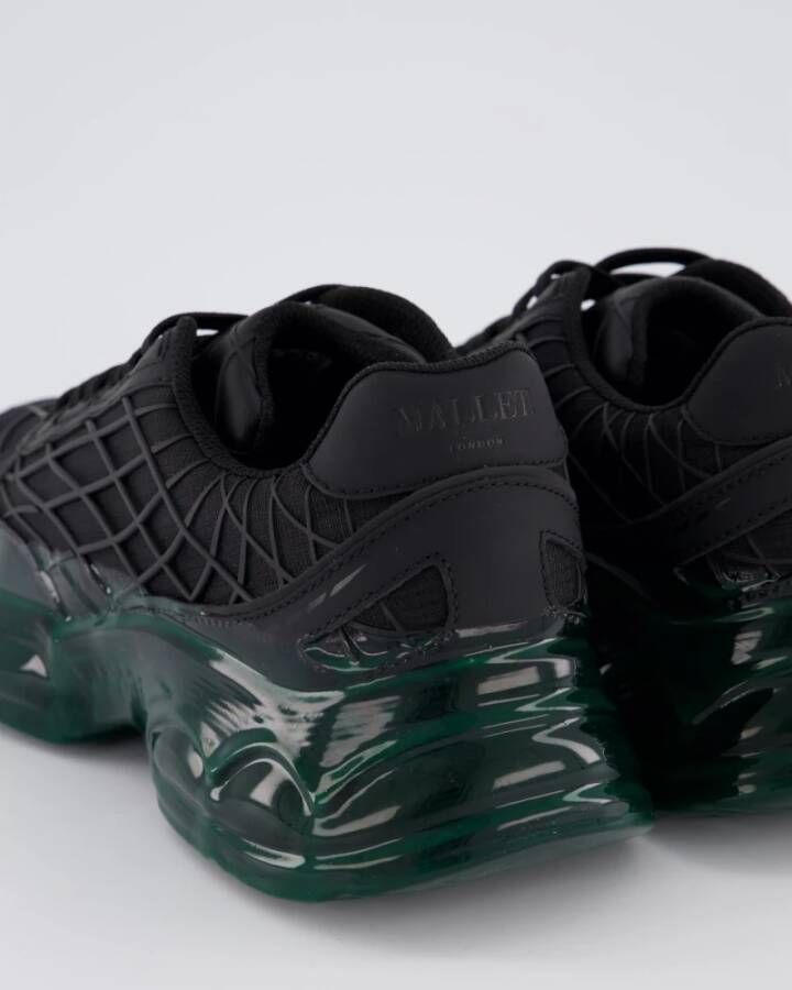 Mallet Footwear Neptun Dip Sneaker Zwart Groen Black Heren