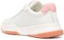 Mallet Footwear Witte en roze lage sneakers voor dames White Dames - Thumbnail 3