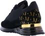 Mallet Footwear Heren Goud Zwart Gas Sneakers Black Heren - Thumbnail 3