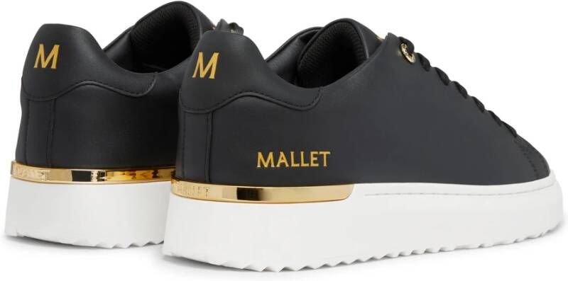Mallet London Lite Zwart Goud Sneakers Black Heren