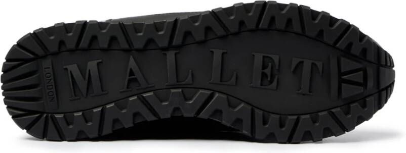 Mallet London Carbon Fibre Triple Black Sneakers