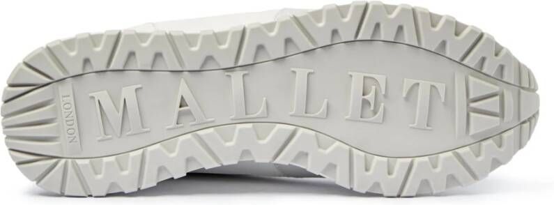 Mallet London Carbon Fibre White Sneakers