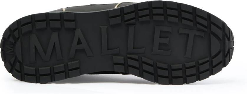 Mallet London Lite Black Camo Gold Sneakers