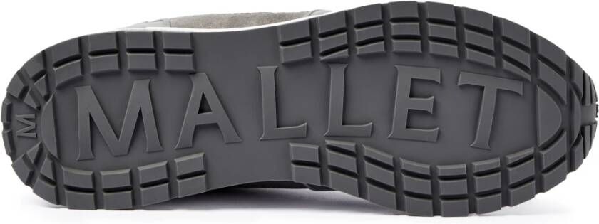 Mallet London Lite Grey Silver Sneakers Gray Heren