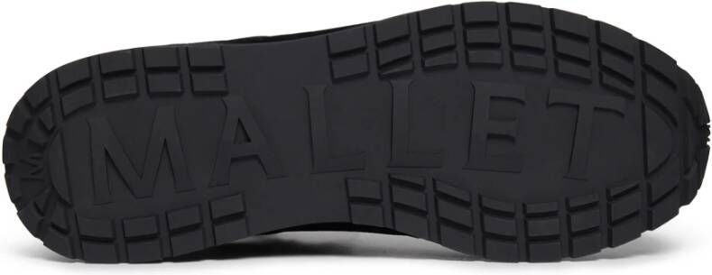 Mallet London Lite Triple Black Silver Sneakers Black Heren
