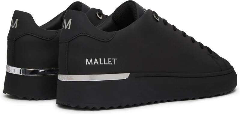 Mallet London Lite Triple Black Silver Sneakers Black Heren