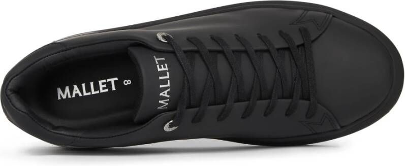 Mallet London Lite Triple Black Silver Sneakers Black Heren