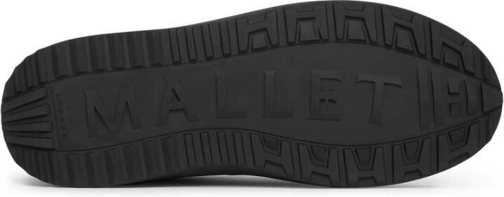 Mallet London Lite Triple Black Silver Sneakers Black Heren
