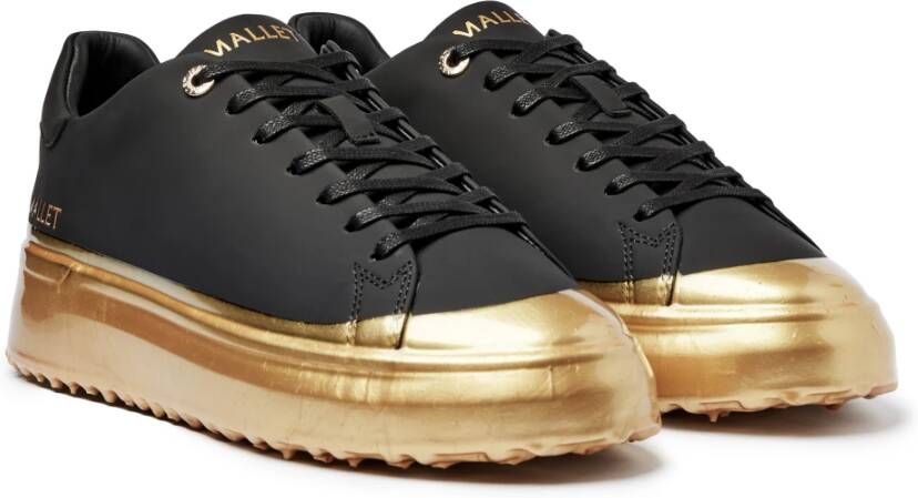 Mallet London Goud Dip Luxe Sneakers Black Heren