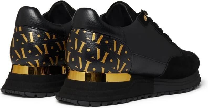 Mallet London Popham Luxe Triple Black Gold Black Heren