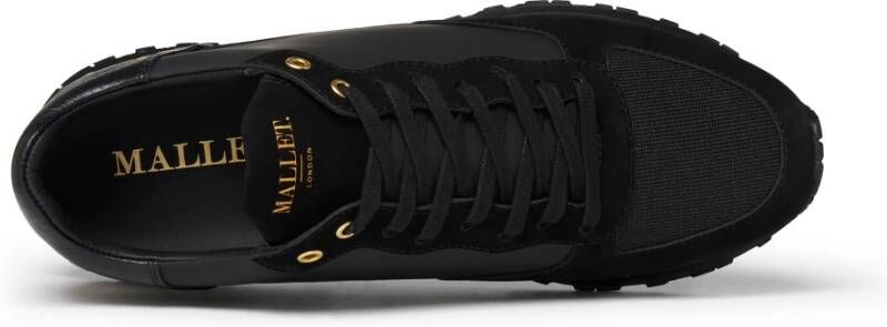 Mallet London Popham Luxe Triple Black Gold Black Heren