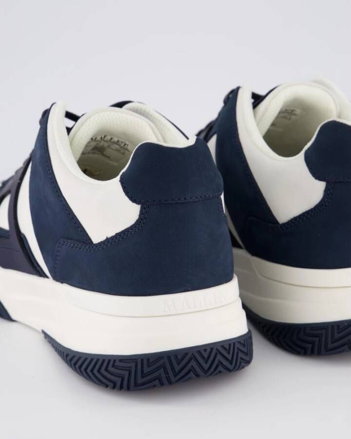 Mallet London Off-White Marquess Heren Stijlvol Overhemd Blue Heren