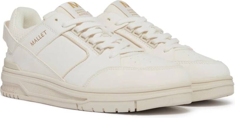 Mallet London Off-White Compton Skater Schoen White Heren