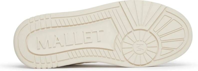 Mallet London Off-White Compton Skater Schoen White Heren