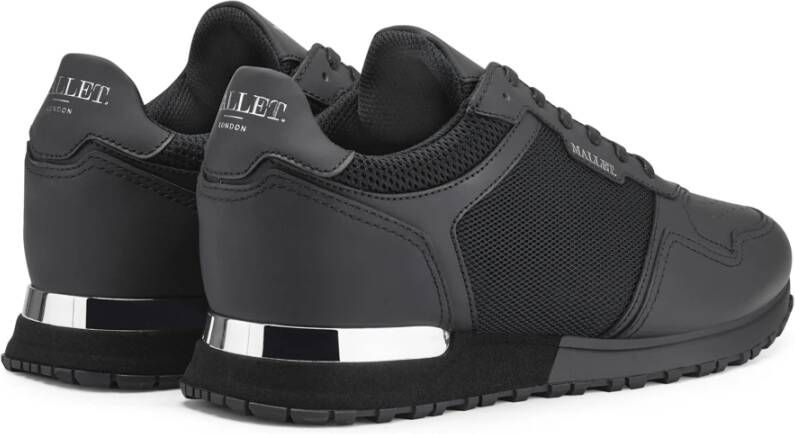 Mallet London Zwarte Matt Terras Sneaker Black Heren