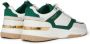 Mallet London Witte Groene Leren Sneakers Aw24 Green Heren - Thumbnail 3