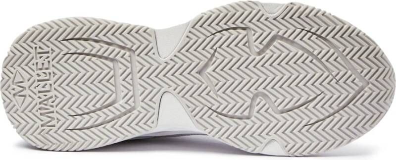 Mallet London Witte Chunky Sneakers met Verse Zool