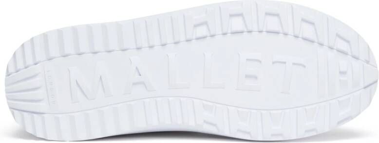 Mallet London Witte Grijze Hoxton Lite Sneakers Gray Heren