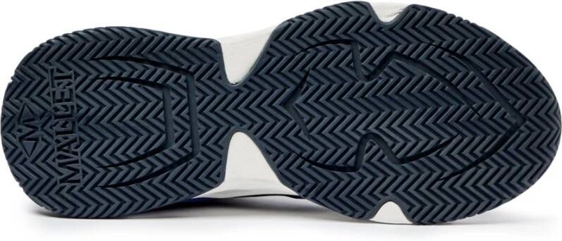 Mallet London Witte Marine Sneakers met Gedurfde Verhoudingen