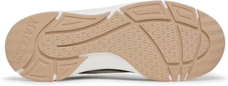 Mallet London Zwarte Khaki Sneakers met Verbeterd Comfort Multicolor Heren